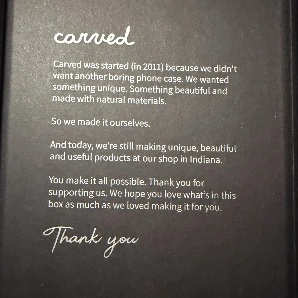 Carved “One of 1” iPhone 16 Pro Case
